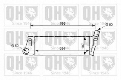 QUINTON HAZELL qic124 -  Интеркулер